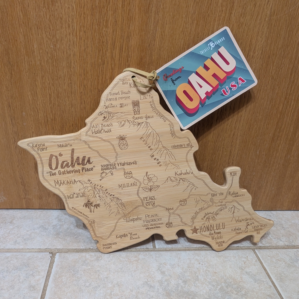 Totally Bamboo Destination Oahu Serving and Cutting Board